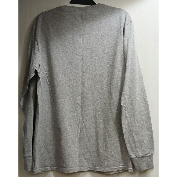 Carolina Panthers NFL Team Apparel Long Sleeve T-Shirt Men's Medium Gray EUC - Picture 4 of 5